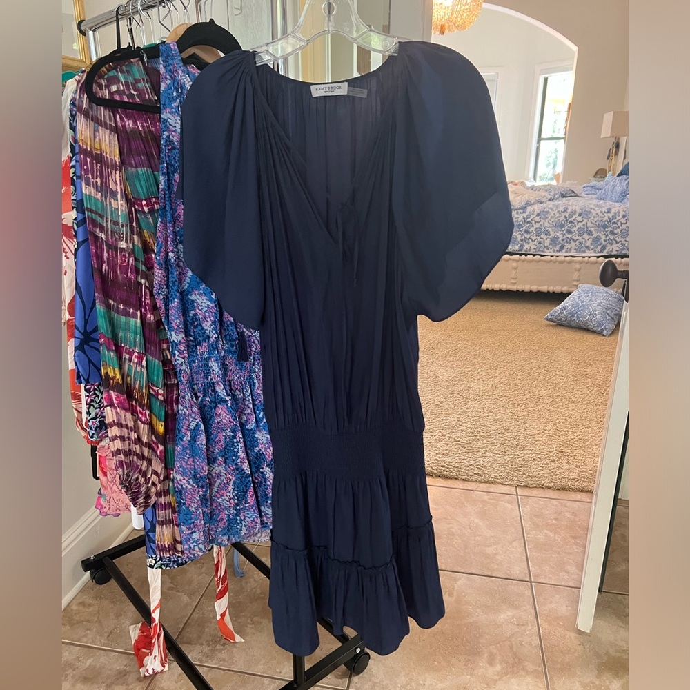 Navy blue ramy brook dress